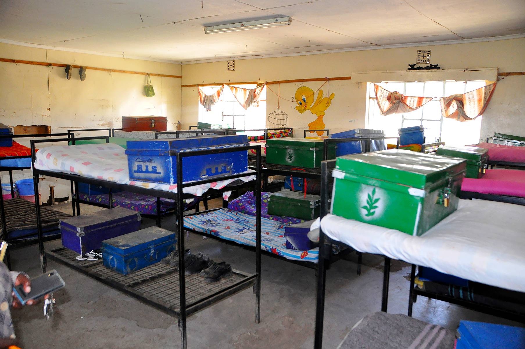 Schlafraum der Adventistischen Mädchenschule in Kajiado